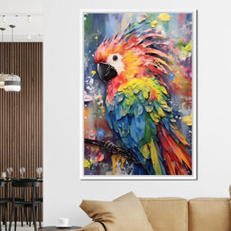 Colorful Cockatoos - NicheCanvas