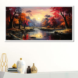River in the Woods - NicheCanvas