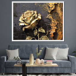 Golden Rose - NicheCanvas