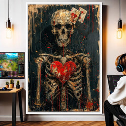 Romantic Skeleton 4 - NicheCanvas