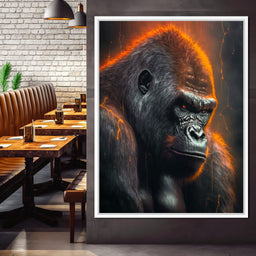 Gorilla Thunder - Zenzdesign - NicheCanvas