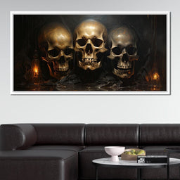 Gothic Symphony of the Skulls - Raven Blackwood - NicheCanvas