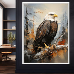 Majestic Eagle Outlook - NicheCanvas