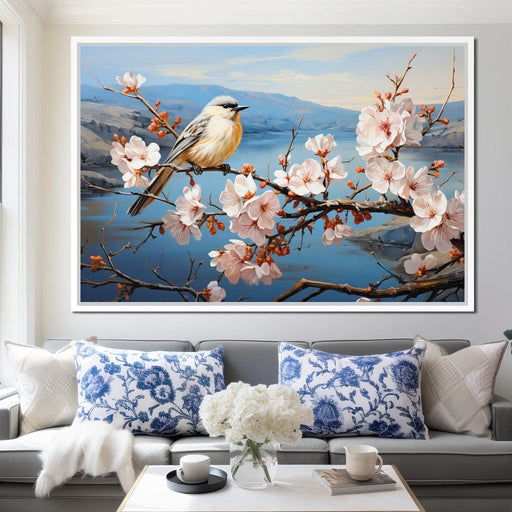 Almond Blossom Serenade Canvas Print