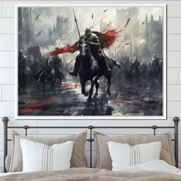 Majestic Warfare in Monochrome - NicheCanvas