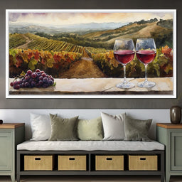 Vineyard Serenity - NicheCanvas