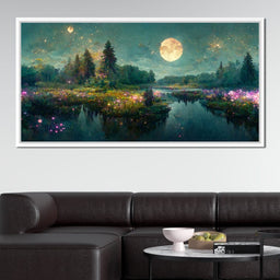 Glittering Lake - NicheCanvas