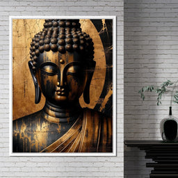 Buddha's Aura of Serenity - NicheCanvas