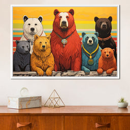 Kaleidoscope of Ursine Majesties - NicheCanvas