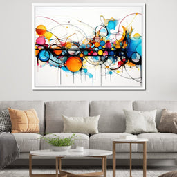 Symmetric Crimson Splendor - NicheCanvas