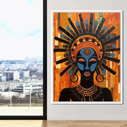 Tribal Mask 06 - Sakeem Gibbs - NicheCanvas