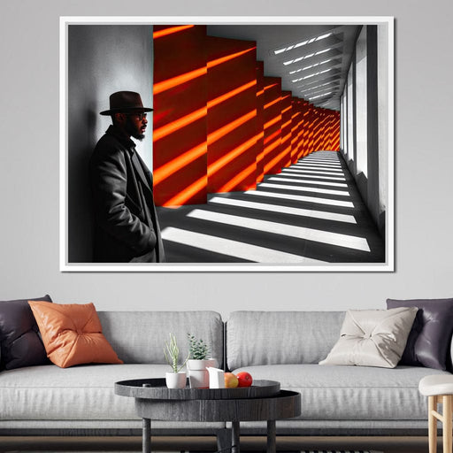 Shadows of Urban Architecture Canvas Print