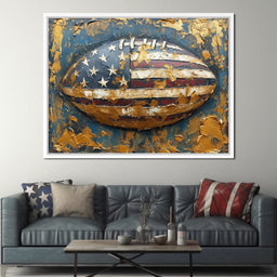Patriotic Pigskin Overture - NicheCanvas