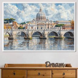 Eternal Reflections of Rome - NicheCanvas