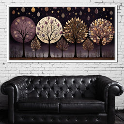 Violet Forest Seasons - NicheCanvas