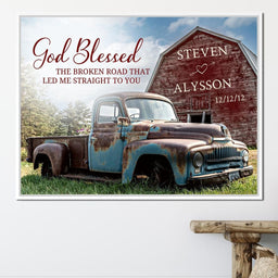 God Blessed the Broken Road - NicheCanvas