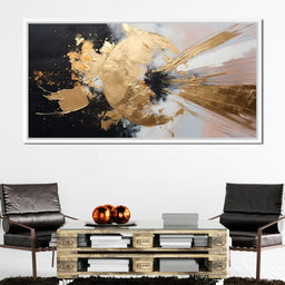 Auroral Brushstrokes Cascade - NicheCanvas