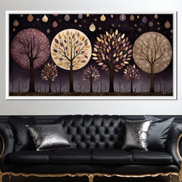Violet Forest Four Seasons - NicheCanvas