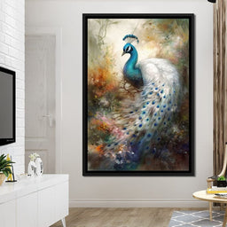 Peacock Serenity - NicheCanvas