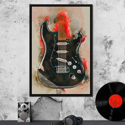 David Gilmour's Guitar - Abraham Szomor - NicheCanvas