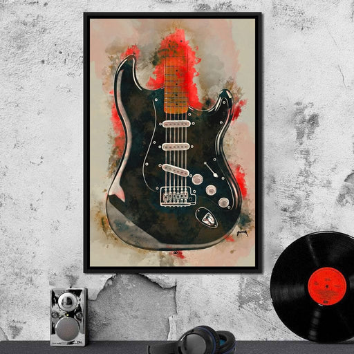 David Gilmour's Guitar - Abraham Szomor Canvas Print