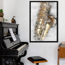 Saxophone - Mateo - NicheCanvas