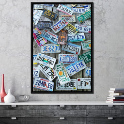 License Plates - NicheCanvas