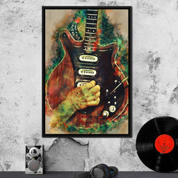 Brian May's Guitar - Abraham Szomor - NicheCanvas
