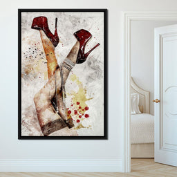 Heels and Pearls - Vizahn Burger - NicheCanvas