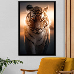 Tiger Orange Eyes - Zenzdesign - NicheCanvas