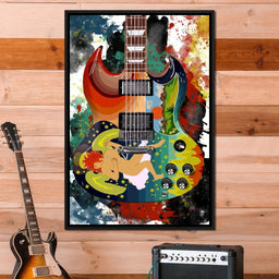 Eric Clapton's Solid Guitar - Abraham Szomor - NicheCanvas