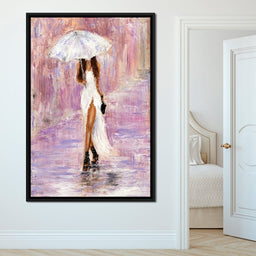 The Bridesmaid Under the Rain - NicheCanvas