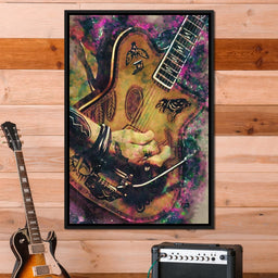 Johnny Depp's Guitar - Abraham Szomor - NicheCanvas