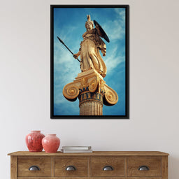 Athena Statue in Athens - NicheCanvas