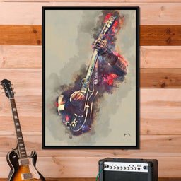 James Hetfield's Electric Guitar - Abraham Szomor - NicheCanvas