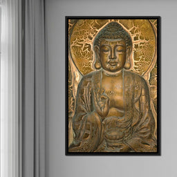 Buddhist Mural - NicheCanvas