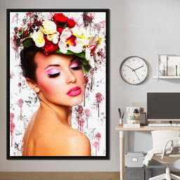 Flower Devine MixArt - Johanjjf - NicheCanvas
