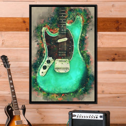 Kurt Cobain's Guitar - Abraham Szomor - NicheCanvas