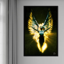 Angel Wings in Awe - G'n Art - NicheCanvas