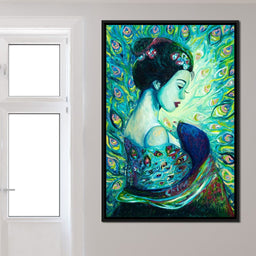 Silk Peafowl - Chiara Magni - NicheCanvas