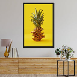 Sliced Pineapple - NicheCanvas