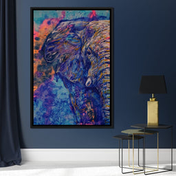 Blue Elephant - NicheCanvas