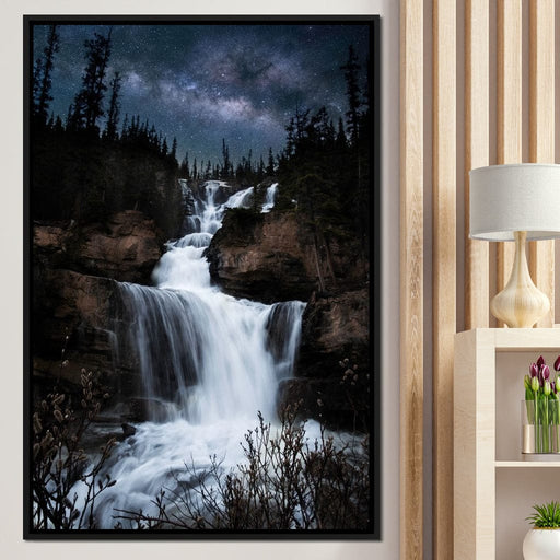 Milky Way Waterfall - Lucas Moore Canvas Print