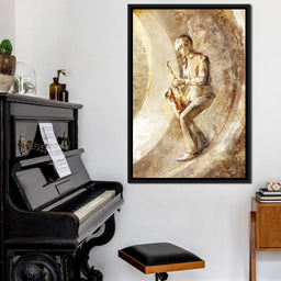 Playing the Saxophone - NicheCanvas