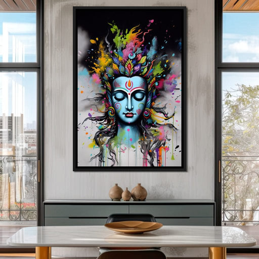 Heavenly Shiva Canvas Print