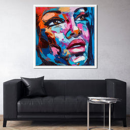 Violet Portrait - NicheCanvas