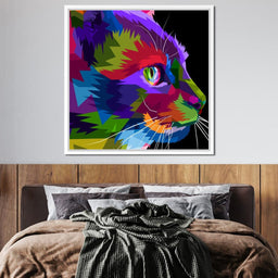 Pop Art Cat - NicheCanvas