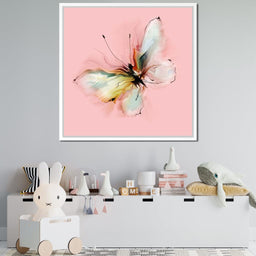 White Butterfly - NicheCanvas
