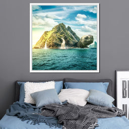 Turtle Island - Alexgraphex - NicheCanvas