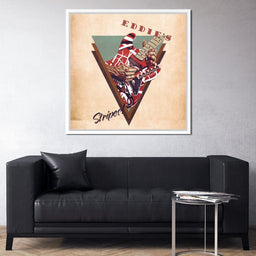 Eddie Van Halen's Guitar Retro - Abraham Szomor - NicheCanvas